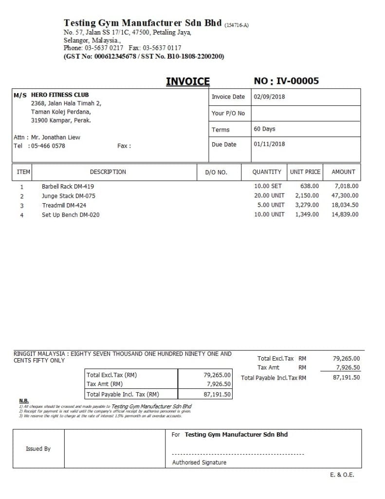 04-Sales-Invoice-SST | Everest Systems Sdn Bhd