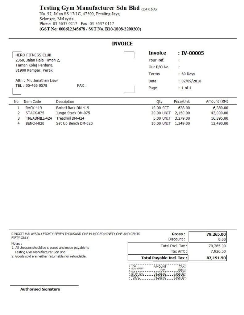 44-Tax-Invoice-with-Summary-SST | Everest Systems Sdn Bhd